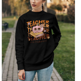 Sudadera Halloween - Calabaza del profesor retro personaliz
