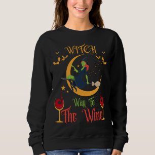 Sudadera Halloween - Camino de bruja al vino 1