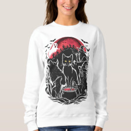 Sudadera Halloween Cat Spooky - Brujas