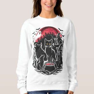 Sudadera Halloween Cat Spooky - Brujas