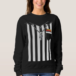 Sudadera Halloween con traje de árbitro de fútbol
