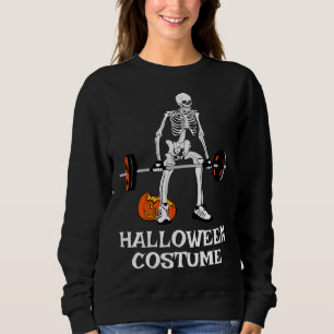 Sudadera Halloween Costume Scary Skeleton Con Calabaza