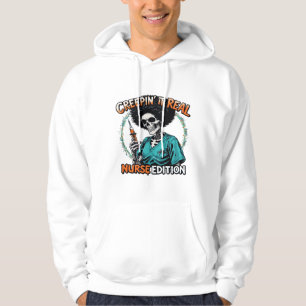 Sudadera Halloween Creepin It Real! Edición de Enfermera Cl