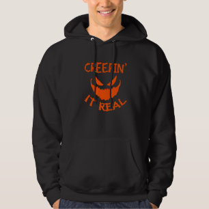 Sudadera Halloween Creepin It Real Jack OLantern Hombres Mu