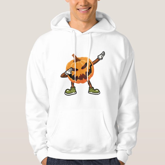 Sudadera Halloween Dabbing Jack O Lantern Calabaza Hallowee (Anverso)