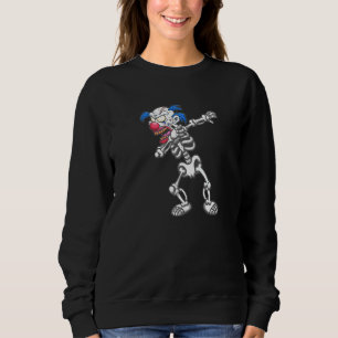 Sudadera Halloween Dabbing Skeleton Scary Clown