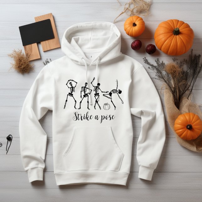 Sudadera Halloween Dancing Skeleton Personalizar Funny Text (Subido por el creador)