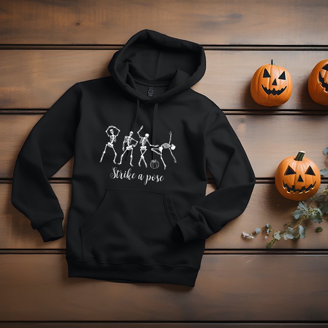 Sudadera Halloween Dancing Skeleton Personalizar Funny Text (Subido por el creador)