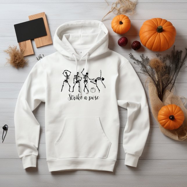 Sudadera Halloween Dancing Skeleton Strike A Pose Funny (Subido por el creador)