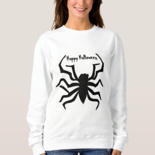Sudadera Halloween de arañas y cráneos