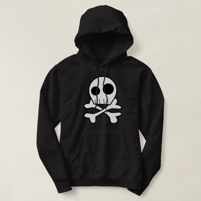 Sudadera Halloween de Burll y Huesos divertidos (Diseño del anverso)