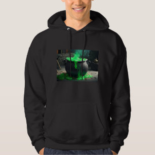 Sudadera Halloween de Cauldron, una bruja torpe