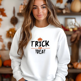 Sudadera Halloween de estilo blanco