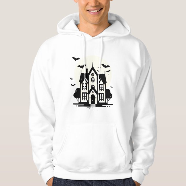 Sudadera Halloween de la casa embrujada (Anverso)
