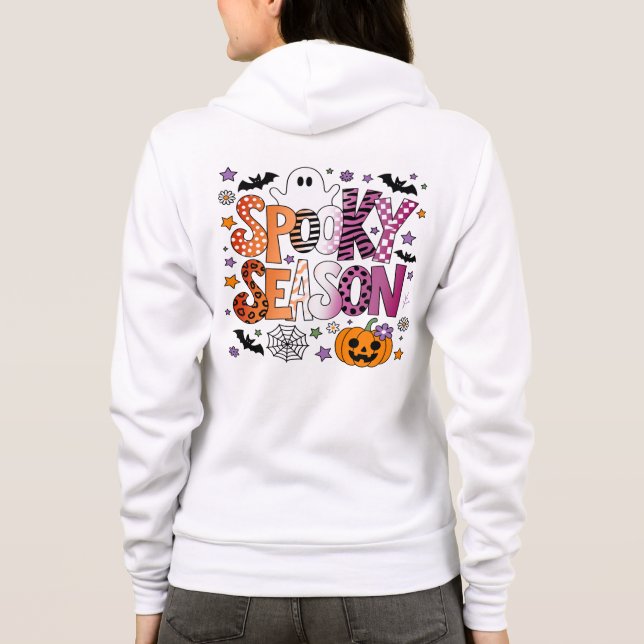 Sudadera Halloween de la temporada de fantasía lésbica (Reverso)