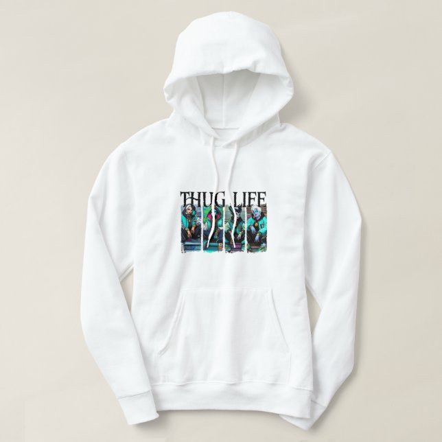 Sudadera halloween de la vida de los matones lindo (Diseño del anverso)