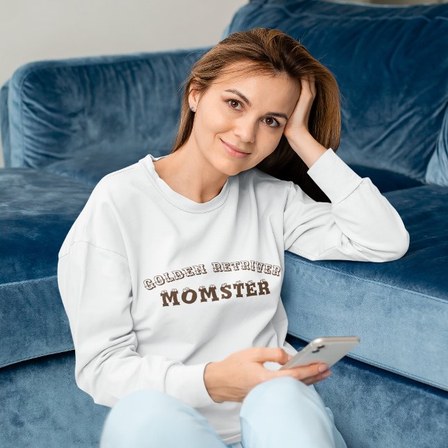 Sudadera Halloween de mamá, recuperadora de oro personaliza (Subido por el creador)