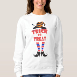 Sudadera Halloween de truco o trato, carta de bruja de text