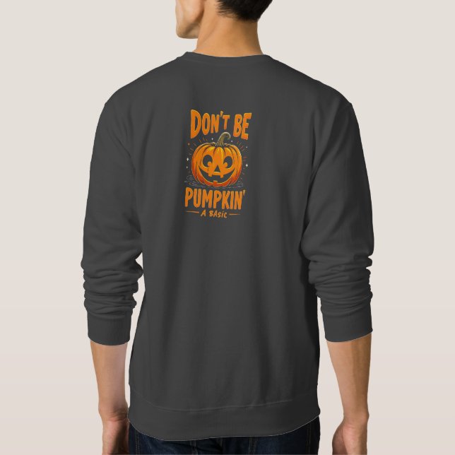 Sudadera Halloween de "Trumpkin Spice & Everything Nice" (Reverso)