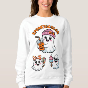 Sudadera Halloween del fantasma cutáneo Spooktacular