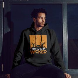 Sudadera Halloween del gato negro