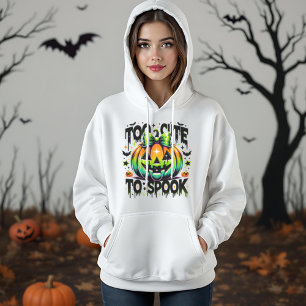 Sudadera Halloween Demasiado Agradable Para Hablar Calabaza