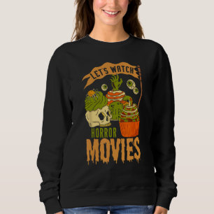 Sudadera Halloween en temporada espeluznante Veamos horror