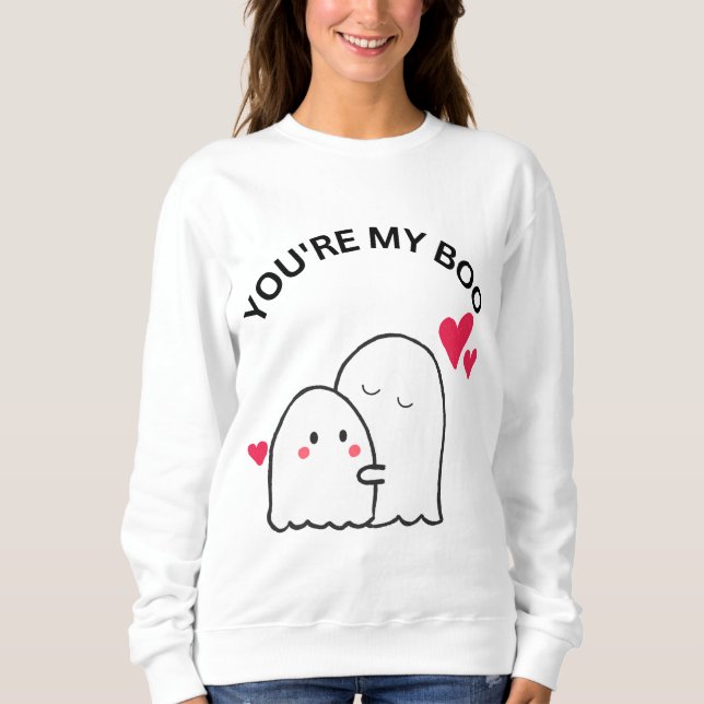 Sudadera Halloween eres mi novio (Anverso)