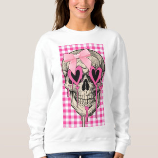 Sudadera Halloween espeluznante rosa