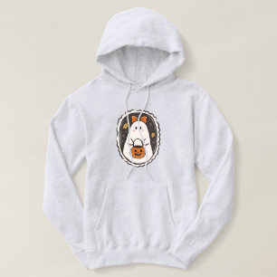 Sudadera Halloween espeluznante y acogedor Girly Retro Prep