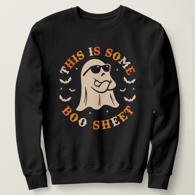 Sudadera Halloween Este es un fantasma divertido (Anverso del diseño)