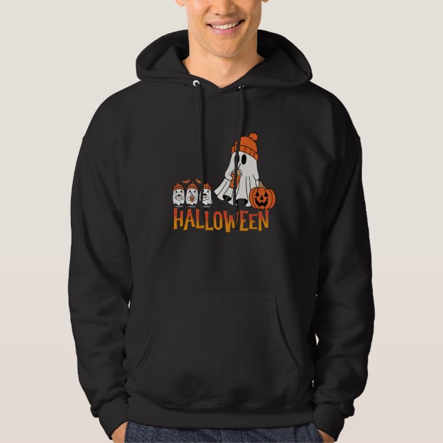 Sudadera Halloween estético fantasmagórico - Esqueletos, fa (Anverso)