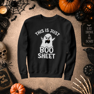 Sudadera Halloween esto es solo hoja de boo, fantasma diver