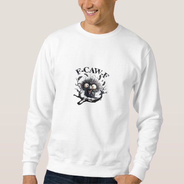 Sudadera Halloween F-Caw-F Bird Cool Unique (Anverso)