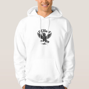 Sudadera Halloween F-Caw-F Pájaro Cuervo Mujeres Hombres Mi