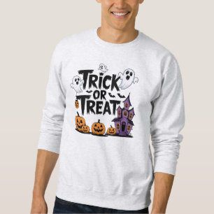 Sudadera Halloween fantasmagórico divertido con fantasmas y