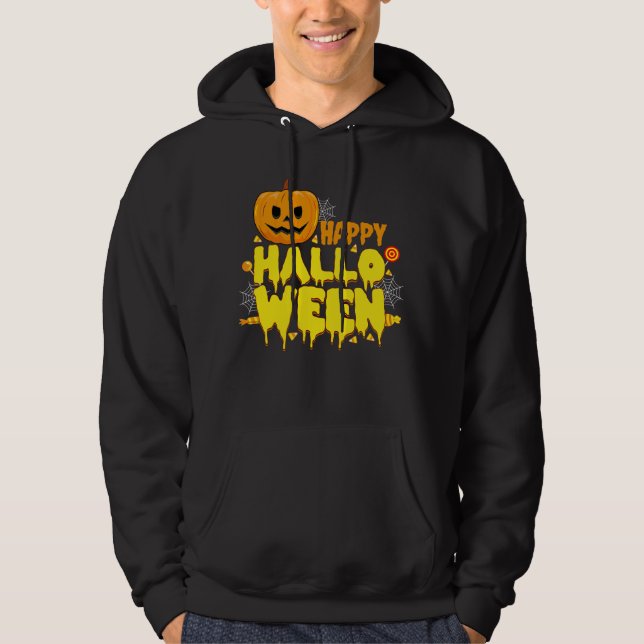 Sudadera Halloween Feliz (Anverso)