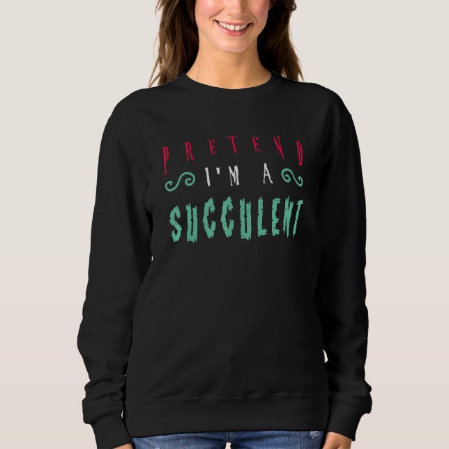 Sudadera Halloween finge que soy un éxito (Anverso)
