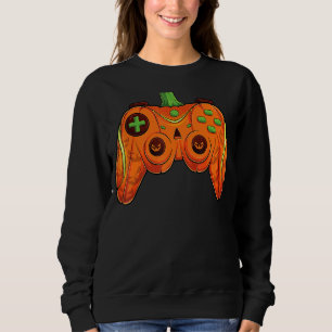 Sudadera Halloween Gamer controlador de calabaza Video Game