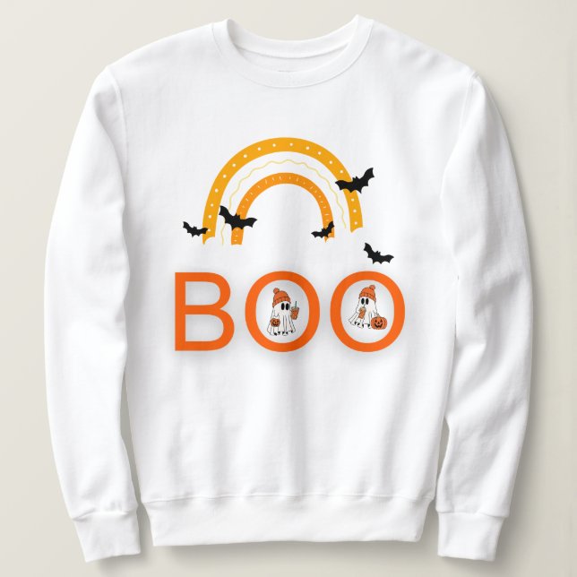 Sudadera Halloween Ghost Boo 1 (Anverso del diseño)