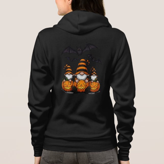 Sudadera Halloween Gnome Adult Full-Zip Hoodie (Reverso)