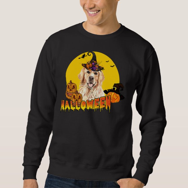 Sudadera Halloween Golden Retriever 450 (Anverso)