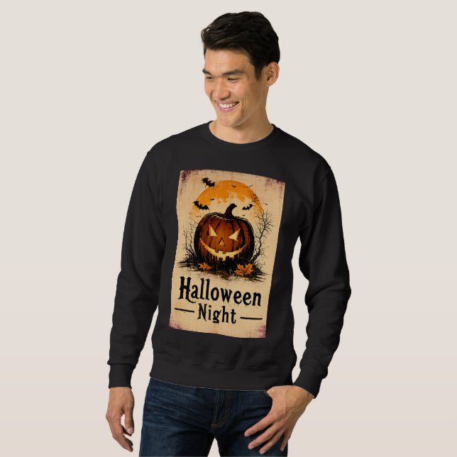 Sudadera Halloween Graphic – 1960s Theme Edition (Anverso completo)