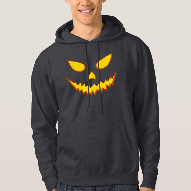 Sudadera Halloween Grinning Face Jack o Lantern Pumpkin (Anverso)