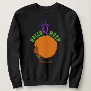Sudadera Halloween HALLOQWEEN Afro Queen