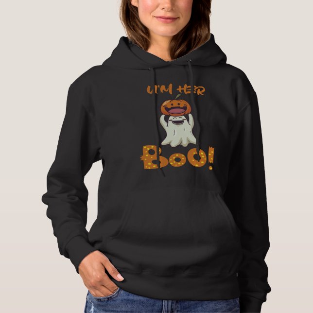 Sudadera Halloween He U'm her Boo (Anverso)