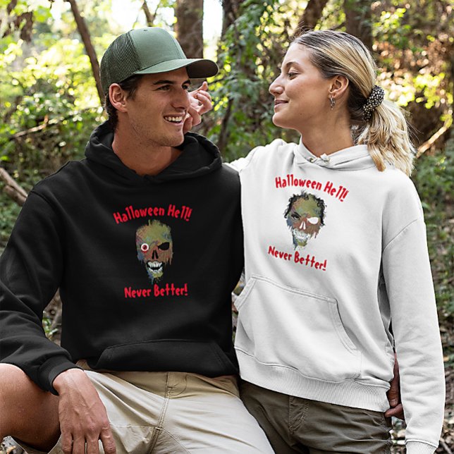 Sudadera Halloween Hell Never Better Ladies Ghostface Skull (Subido por el creador)