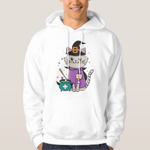 Sudadera Halloween Hero Héroe de la Línea Un Gato De Enferm