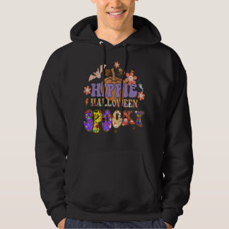 Sudadera Halloween Hippie Spooky, Groovy Floral Ghost, Spok
