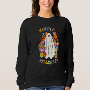 Sudadera Halloween Hippie Vibraciones Retro 60s 70s Hallowe
